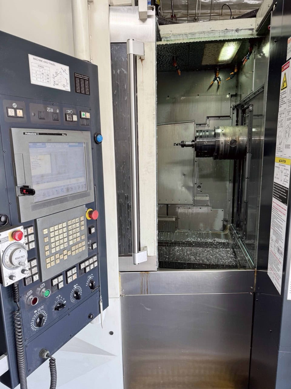 Makino A51NX 400mm HMC, 2011 - 133 ATC, TSC, 14K Spindle, Full 4th Axis, Pro 5 - Image 3