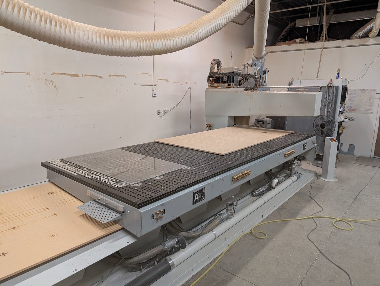 5’ x 12’ Holzher Uni-Master 7226Me CNC Router, 2006 - Tool Changer, 2 Becker Pumps - Image 13