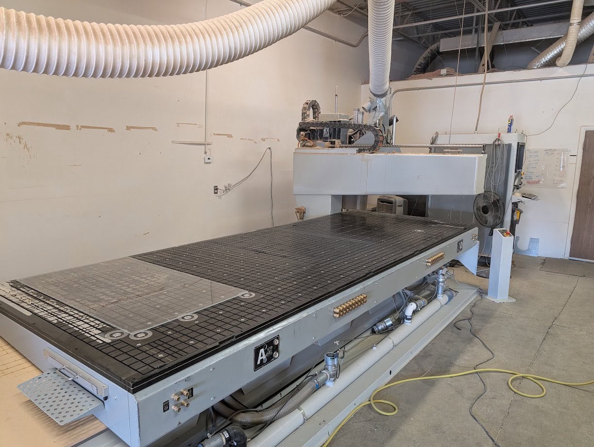 5’ x 12’ Holzher Uni-Master 7226Me CNC Router, 2006 - Tool Changer, 2 Becker Pumps - Image 2