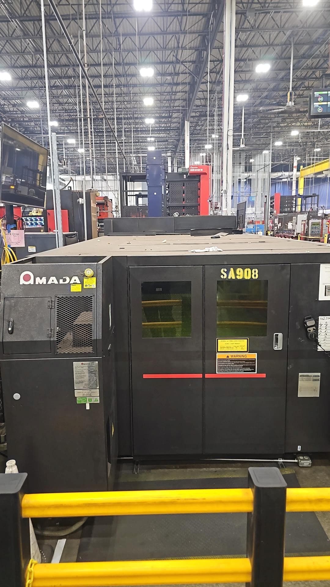 2,000 Watt Amada LCG 3015AJ Fiber Laser, 2016 - 5' x 10' tables - Image 2