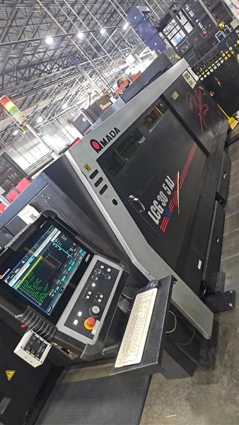 2,000 Watt Amada LCG 3015AJ Fiber Laser, 2016 - 5' x 10' tables - Image 8