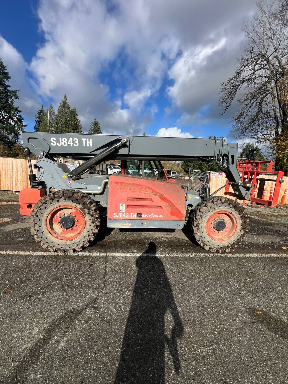 Skyjack SJ848TH Rough Terrain Telehandler; 2018 - 8,000 lb, 44 ft Reach