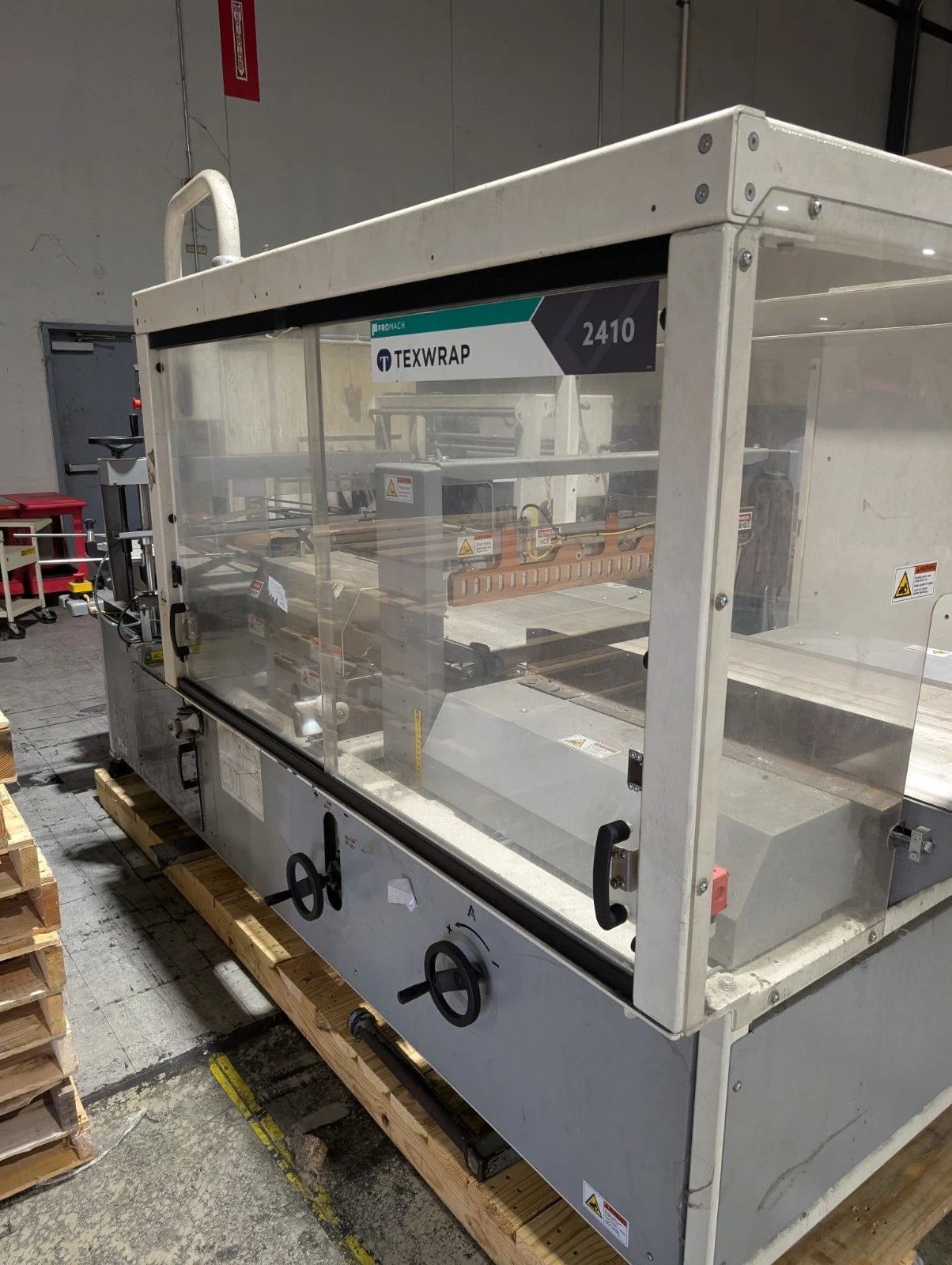 Texwrap 2410ISS Automatic Side Seal Shrink Wrapper with Texwrap ST-1322 Heat Tunnel, 2019