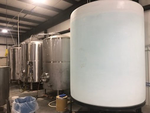 Complete Beverage Canning line with Ska Fab Depalletizer, Palmer Canner 12-1, 2015 - Equipped with Axon Sleever and Shrink Tunnel, Eastey Sleeve Wrapper and Shrink Tunnel, Dakota Water RO System, 3,000 Gallon Poly Tank, Pro-Refrigeration Glycol Chilling Unit, 30 BBL Tank, 40 BBL Tank, 60 BBL Tank - Image 15