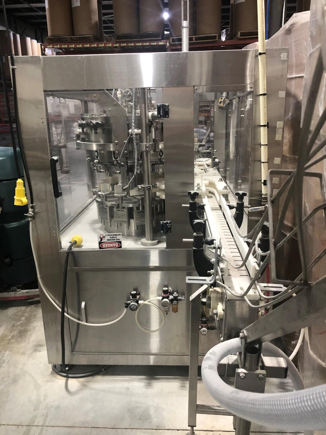 Complete Beverage Canning line with Ska Fab Depalletizer, Palmer Canner 12-1, 2015 - Equipped with Axon Sleever and Shrink Tunnel, Eastey Sleeve Wrapper and Shrink Tunnel, Dakota Water RO System, 3,000 Gallon Poly Tank, Pro-Refrigeration Glycol Chilling Unit, 30 BBL Tank, 40 BBL Tank, 60 BBL Tank - Image 2