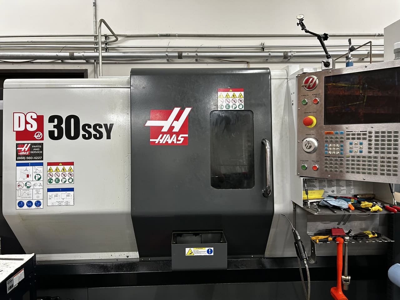 Haas DS-30SSY Multi-Axis CNC Lathe, 2016 - High Pressure Coolant, Parts Catcher - Image 2