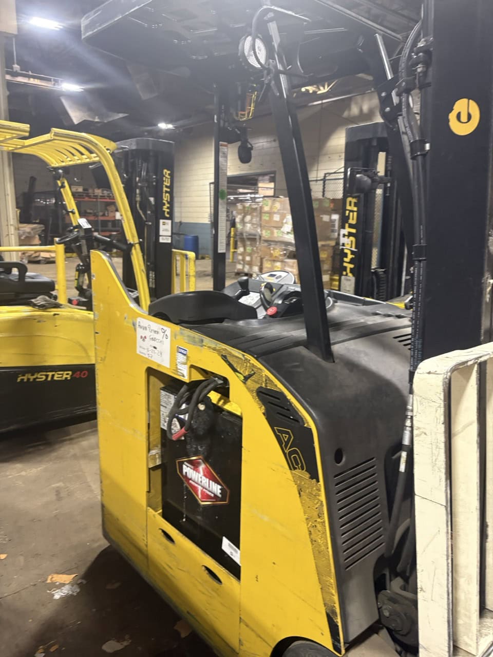 Yale ESC040AD 4,000 lb Electric Stand-Up Forklift, 2020 – 36 V – Warehouse Ready - Image 3