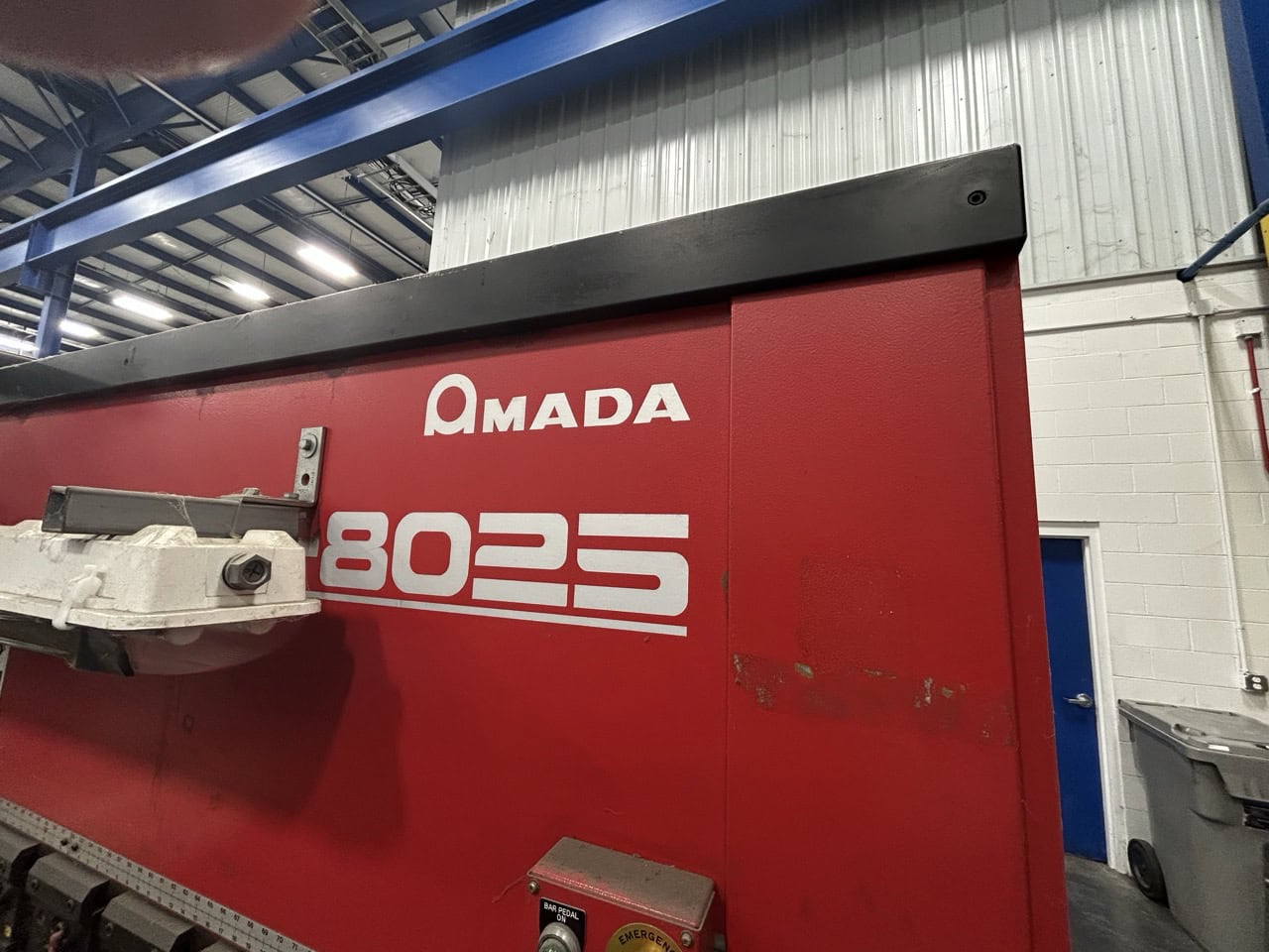 80 Ton x 10' Amada 8025NT Hydraulic Press Brake, 2000 - Image 3