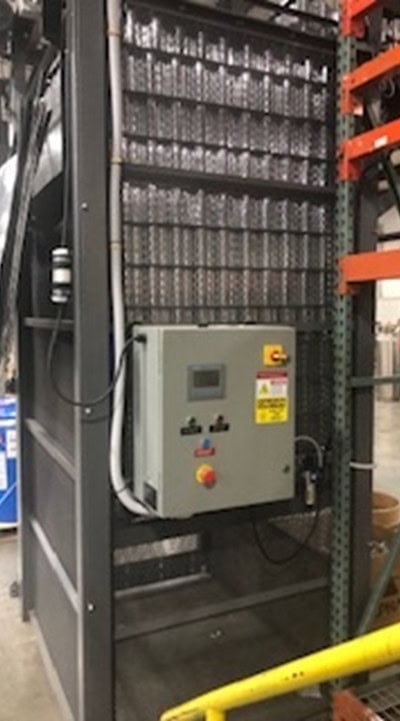 Complete Beverage Canning line with Ska Fab Depalletizer, Palmer Canner 12-1, 2015 - Equipped with Axon Sleever and Shrink Tunnel, Eastey Sleeve Wrapper and Shrink Tunnel, Dakota Water RO System, 3,000 Gallon Poly Tank, Pro-Refrigeration Glycol Chilling Unit, 30 BBL Tank, 40 BBL Tank, 60 BBL Tank - Image 5