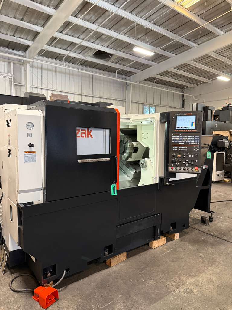 MAZAK QUICK TURN UNIVERSAL 250 CNC LATHE, 2015 - Tool Setter, Tailstock, W-Axis - Image 5