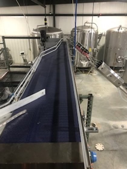 Complete Beverage Canning line with Ska Fab Depalletizer, Palmer Canner 12-1, 2015 - Equipped with Axon Sleever and Shrink Tunnel, Eastey Sleeve Wrapper and Shrink Tunnel, Dakota Water RO System, 3,000 Gallon Poly Tank, Pro-Refrigeration Glycol Chilling Unit, 30 BBL Tank, 40 BBL Tank, 60 BBL Tank - Image 6