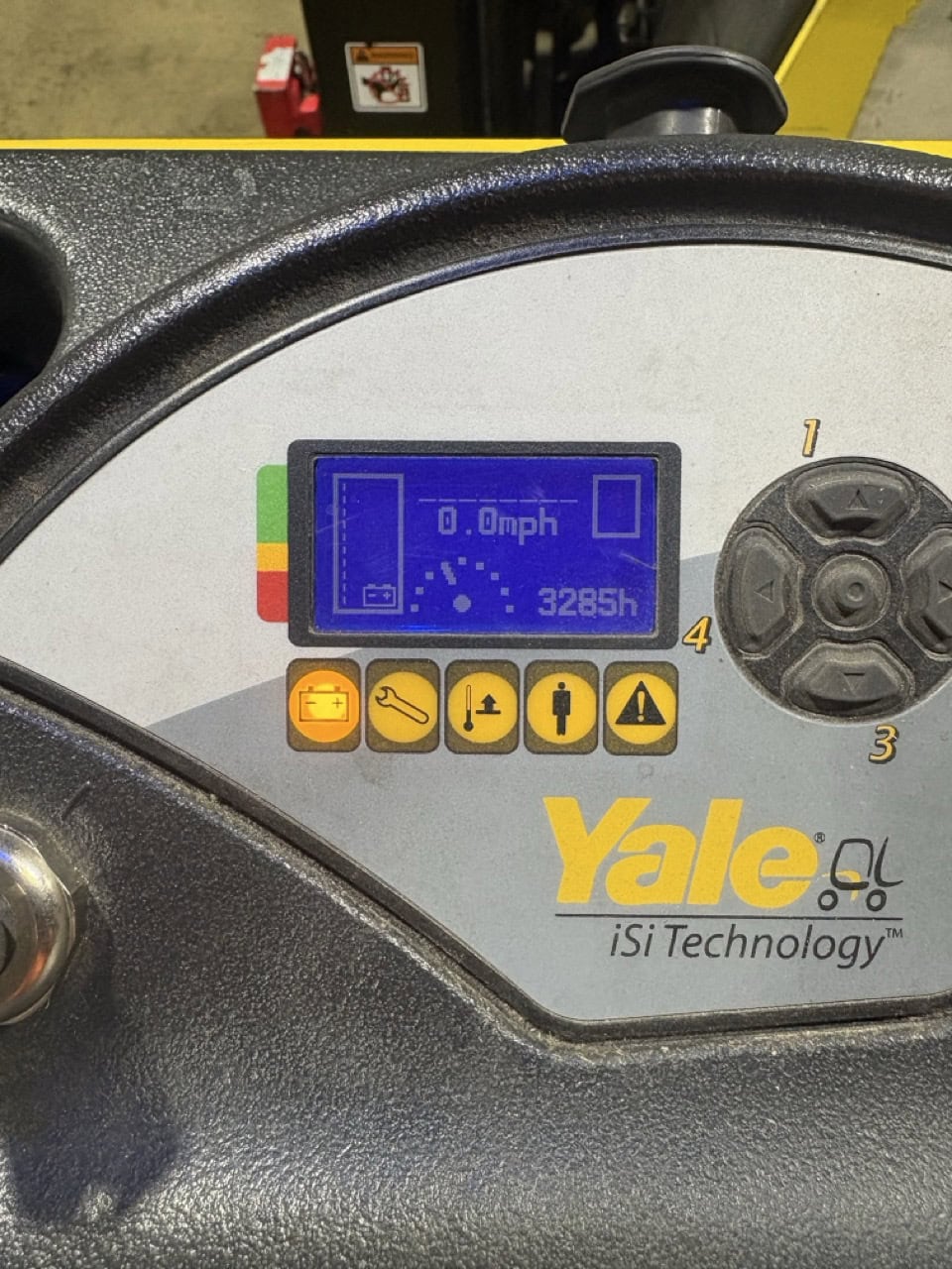 Yale ESC040AD 4,000 lb Electric Stand-Up Forklift, 2020 – 36 V – Warehouse Ready - Image 5