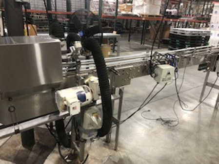 Complete Beverage Canning line with Ska Fab Depalletizer, Palmer Canner 12-1, 2015 - Equipped with Axon Sleever and Shrink Tunnel, Eastey Sleeve Wrapper and Shrink Tunnel, Dakota Water RO System, 3,000 Gallon Poly Tank, Pro-Refrigeration Glycol Chilling Unit, 30 BBL Tank, 40 BBL Tank, 60 BBL Tank - Image 9