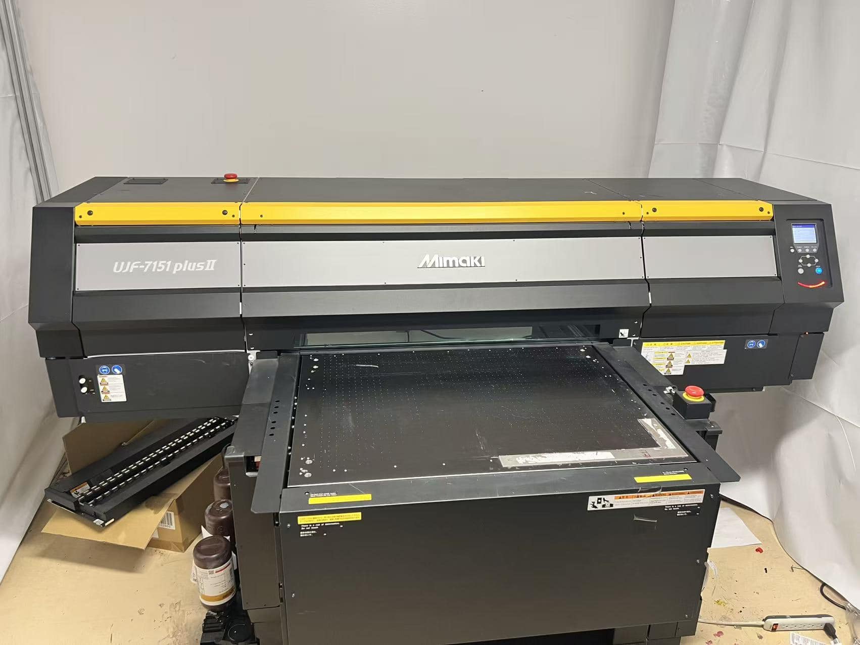Mimaki UJF-7151 Plus II Flatbed UV Printer, 2023 - Ionizer, Kebab MK-II Rotary