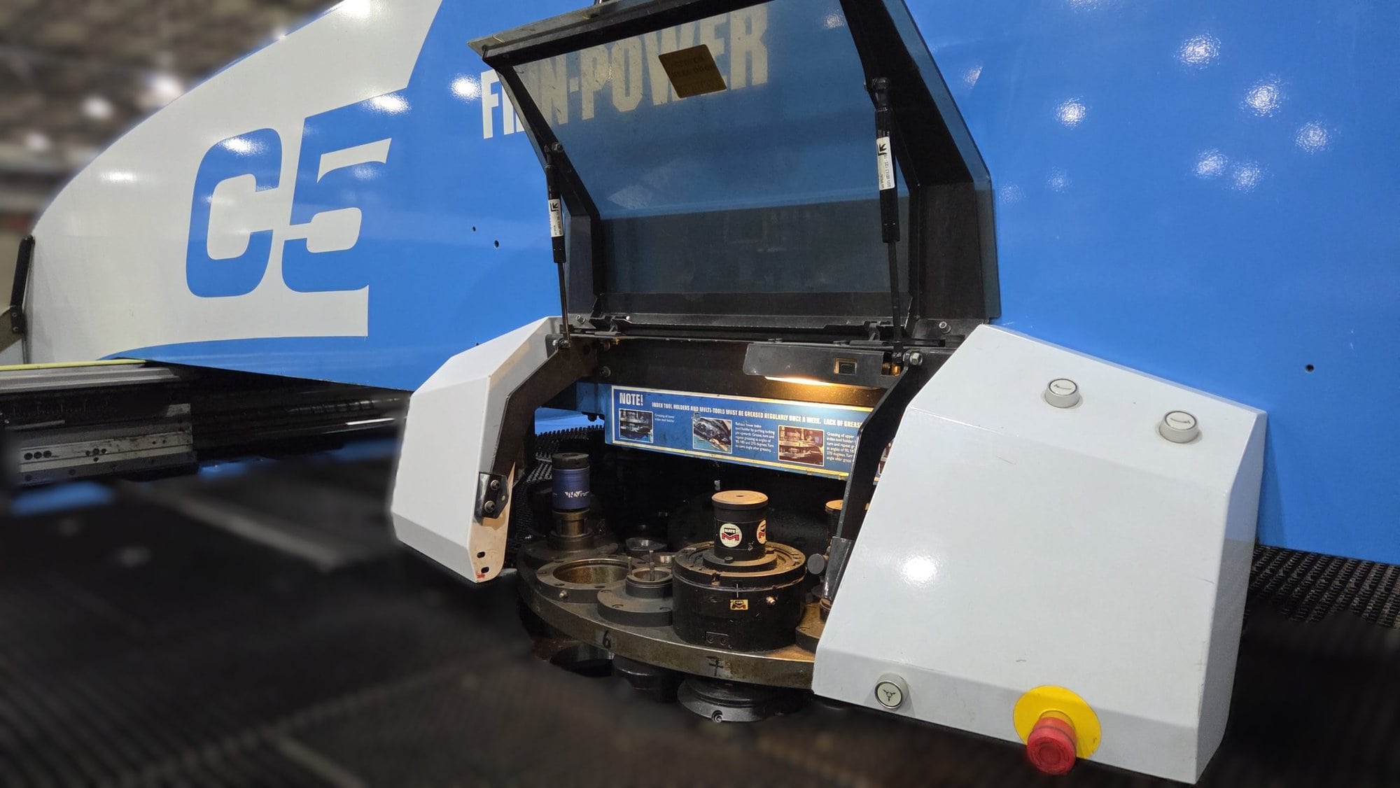 33 Ton Finn-Power C5 Turret Punch, 2008 - 8 Auto Index Stations - Image 7