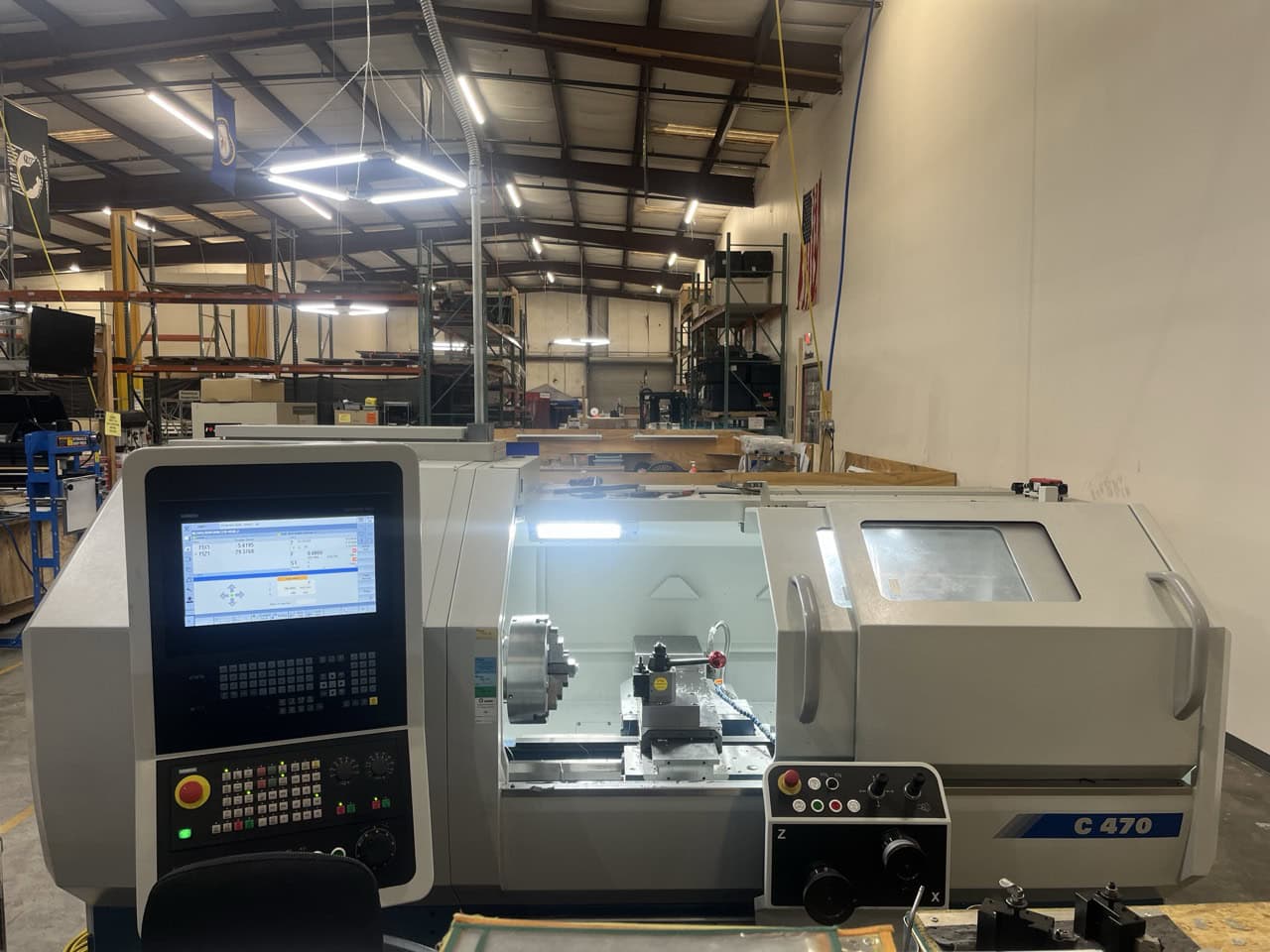 Romi C-470 CNC Teach Lathe, 2024 - Tailstock, 2.56" Spindle Bore