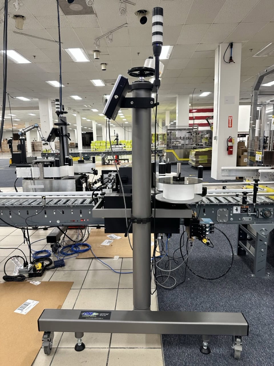 CTM 3600A-ZE511-4-2 (CTM 3600a-PA Series) Label Applicator with T-Base Stand and Tamp Home Sensor, Swing Away Tamp, Smart Tamp, 2023 - Image 2