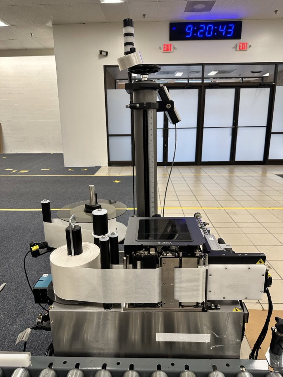 CTM 3600A-ZE511-4-2 (CTM 3600a-PA Series) Label Applicator with T-Base Stand and Tamp Home Sensor, Swing Away Tamp, Smart Tamp, 2023 - Image 3