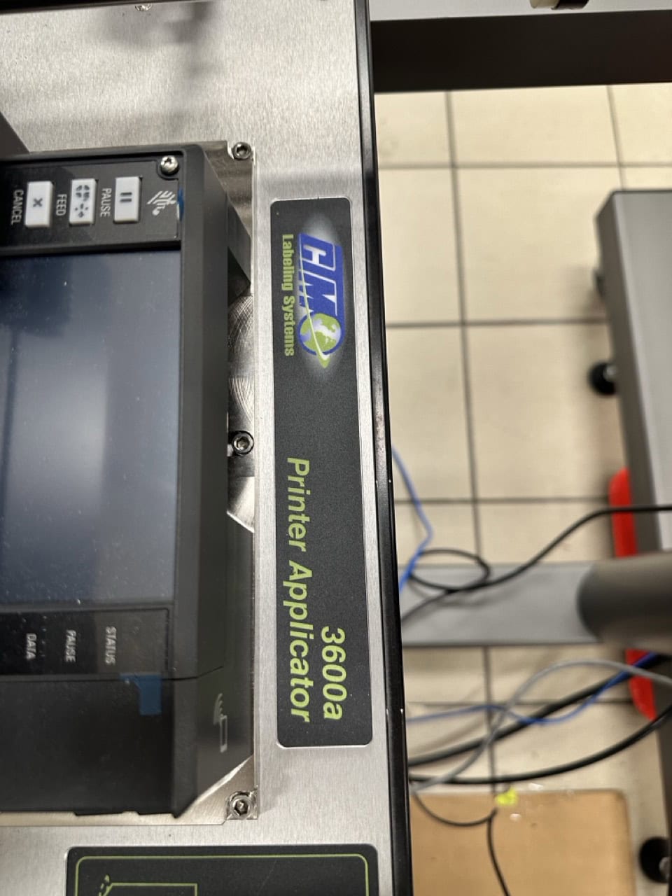 CTM 3600A-ZE511-4-2 (CTM 3600a-PA Series) Label Applicator with T-Base Stand and Tamp Home Sensor, Swing Away Tamp, Smart Tamp, 2023 - Image 5