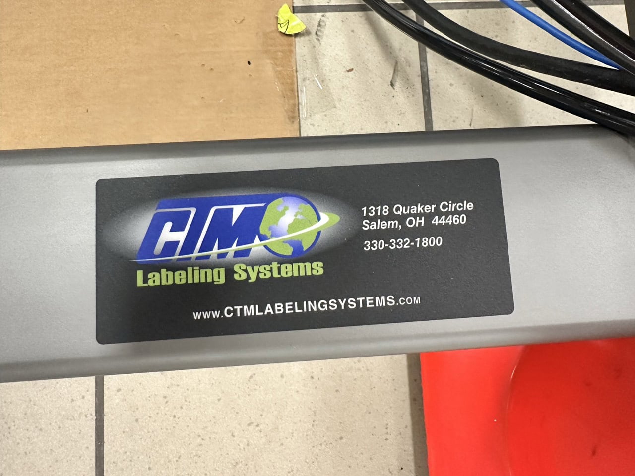 CTM 3600A-ZE511-4-2 (CTM 3600a-PA Series) Label Applicator with T-Base Stand and Tamp Home Sensor, Swing Away Tamp, Smart Tamp, 2023 - Image 6