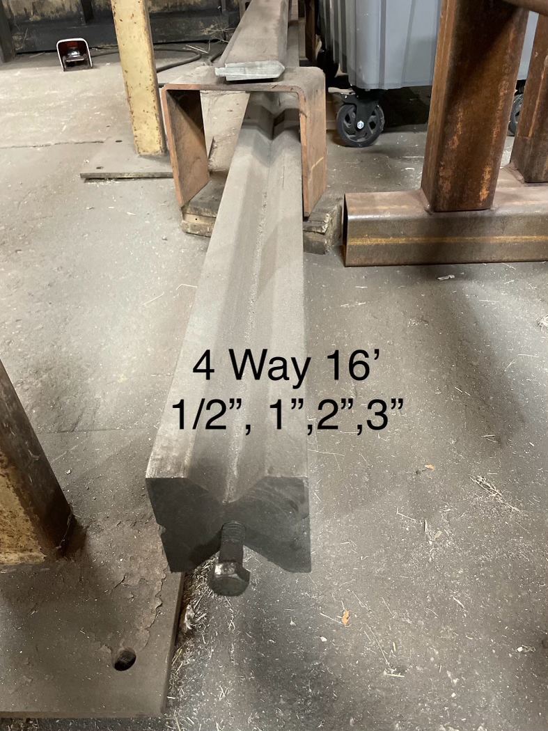 325 Ton x 16' Standard AB-325-16 CNC Press Brake, 1994 - Automec CNC Control (2 years old) Back Gauge, Tooling Included, Pit Required - Image 17
