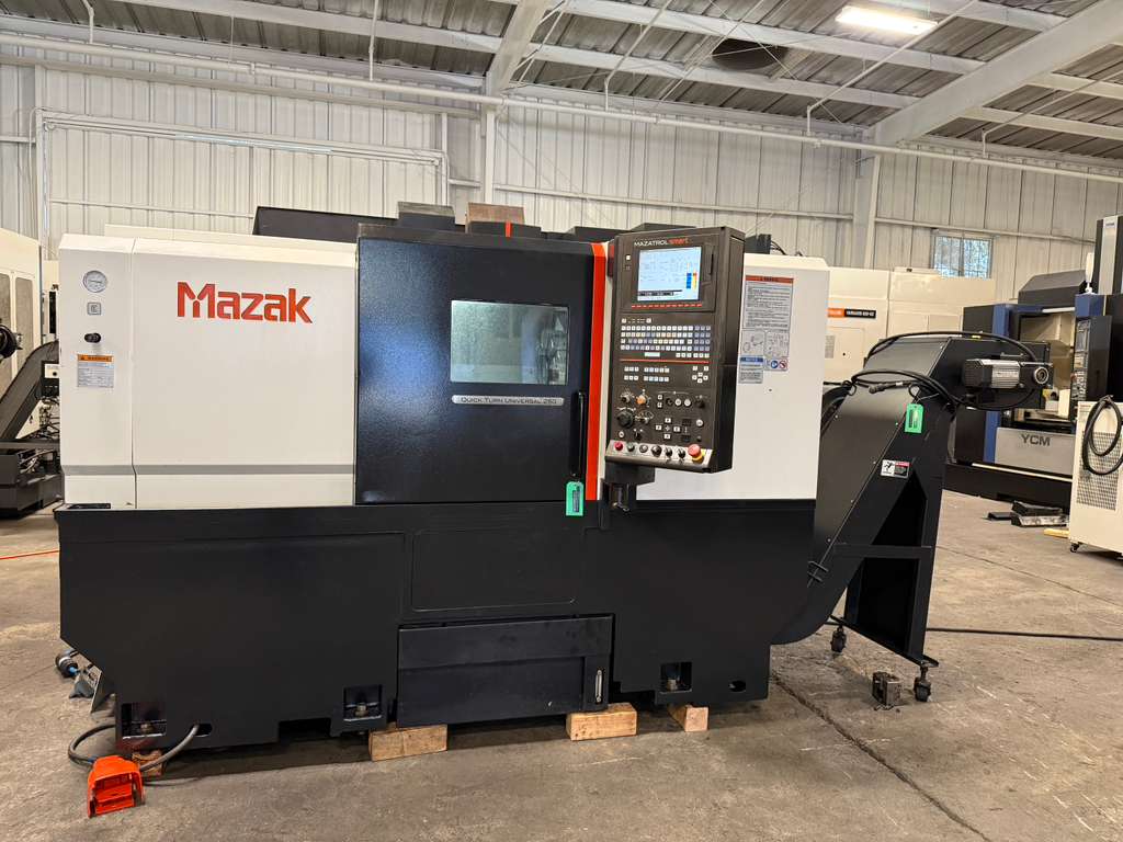 MAZAK QUICK TURN UNIVERSAL 250 CNC LATHE, 2015 - Tool Setter, Tailstock, W-Axis - Image 7