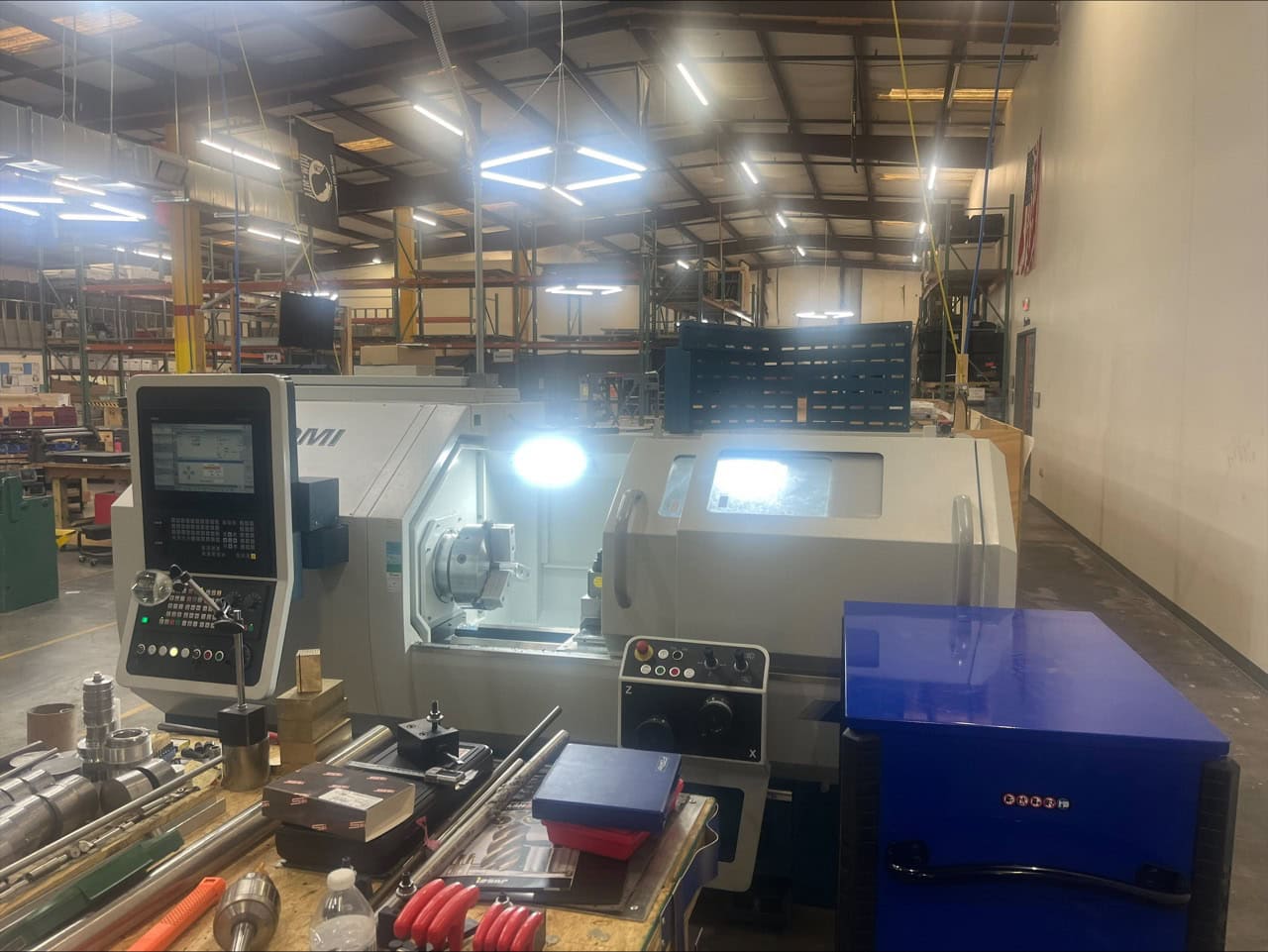 Romi C-470 CNC Teach Lathe, 2024 - Tailstock, 2.56" Spindle Bore - Image 8