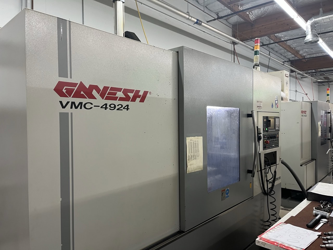 Ganesh VMC-4924 Vertical Machining Center, 2011 - 10K Spindle, 4th Axis Ready, Fanuc Oi Control - Image 2