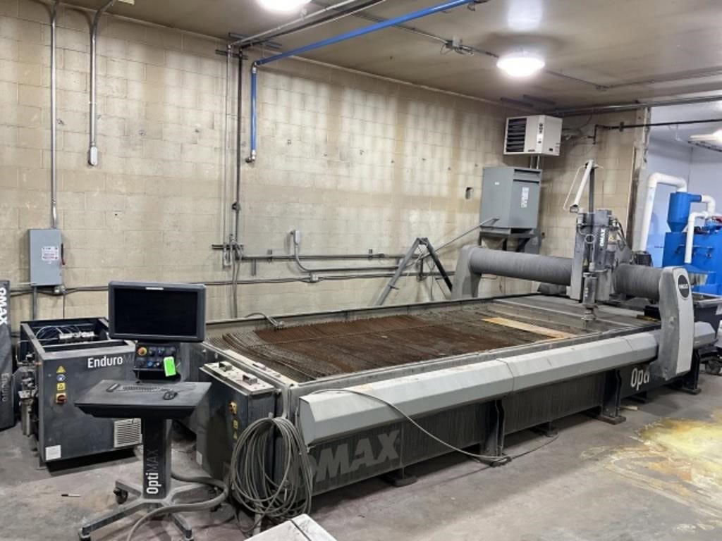 13' 4" x 6' 8" OMAX OptiMAX 80X CNC Waterjet, 2022 – 50 HP EnduroMAX 550 Pump