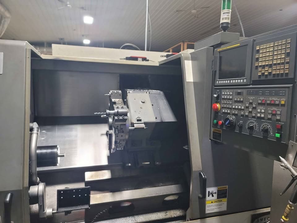 Samsung SL30/1000 CNC Lathe, 2011 - Iemca Barfeed, Tool Presetter, 3" Thru Spindle