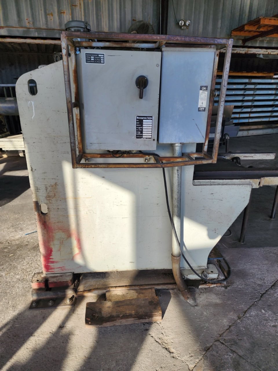 1/4" X 10' Accurshear 625010 Shear, 1996 - Backgauge - Image 2