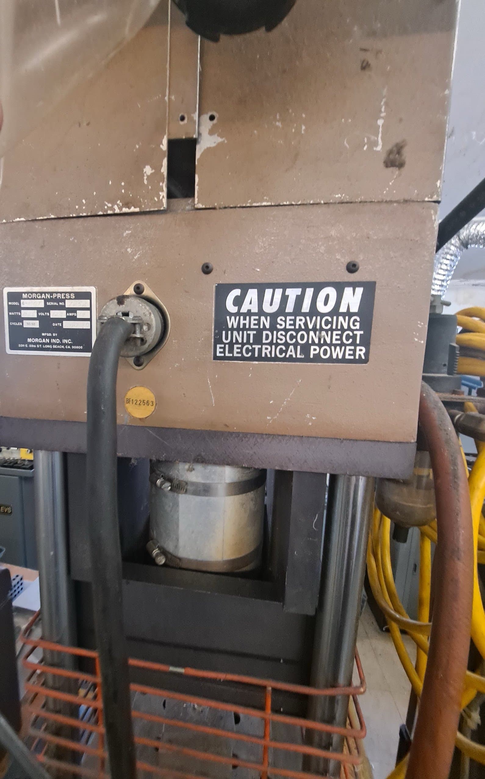20 Ton, 4 Oz, Morgan-Press G-100T Injection Molding Machine, 1980 - Image 2