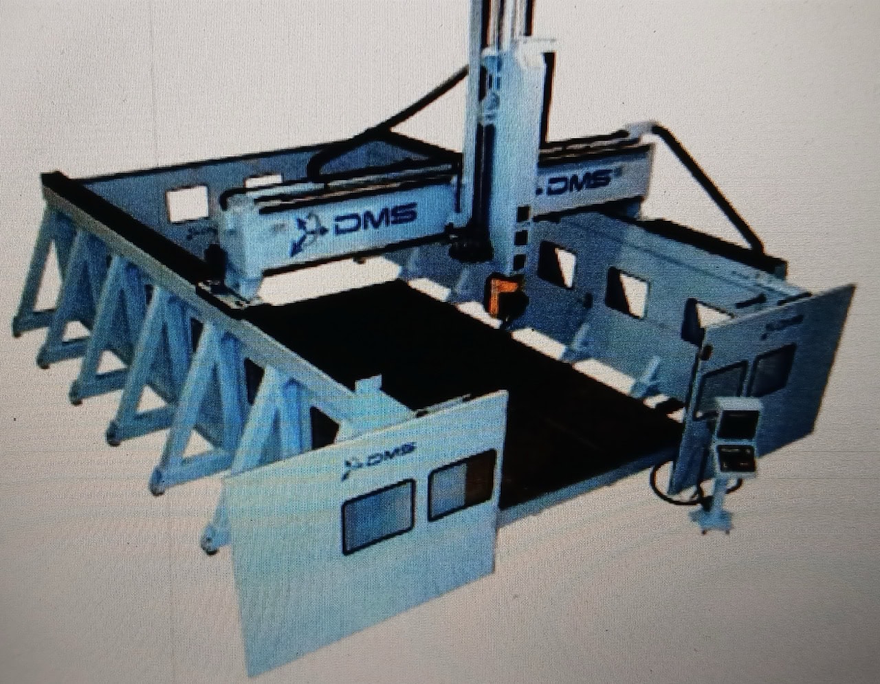 2022 DMS Carlsbad, 12'x15' Model 3S6-12-15-36, 3 Axis Overhead Gantry Router 24,000 rpm's Startup Guarantee and Installation Included.