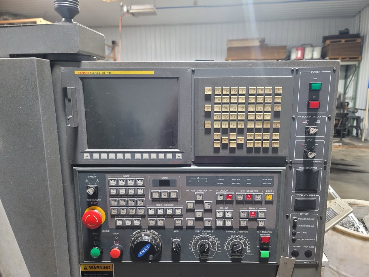 Samsung SL30/1000 CNC Lathe, 2011 - Iemca Barfeed, Tool Presetter, 3" Thru Spindle - Image 4