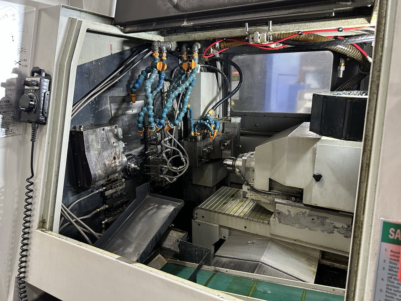 Tsugami SS32 32mm CNC Swiss Lathe, 2010- Fire Supression, Mist Collector, Bar Feeder - Image 9