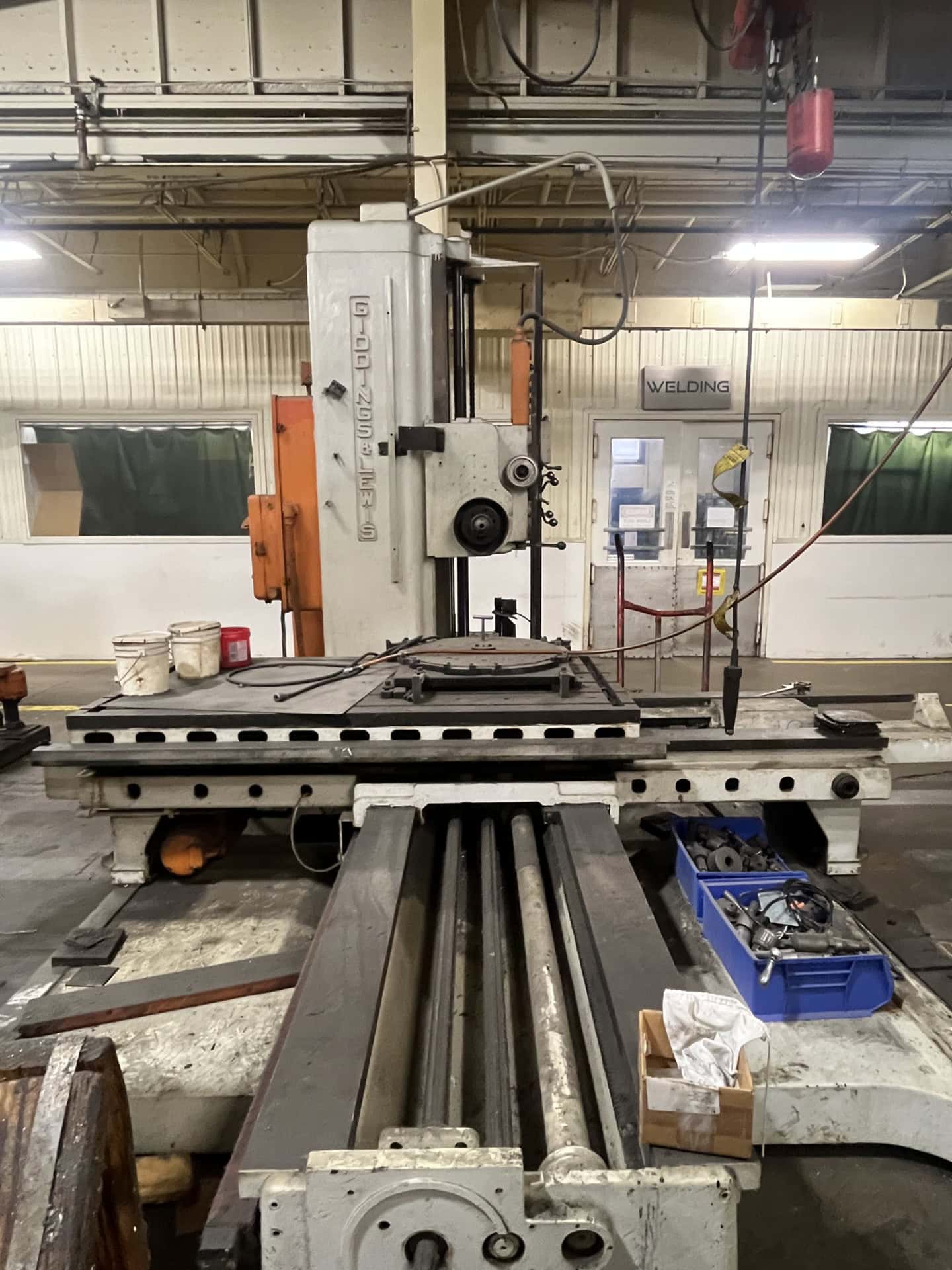 3" Giddings & Lewis Table Type Horizontal Boring Mill