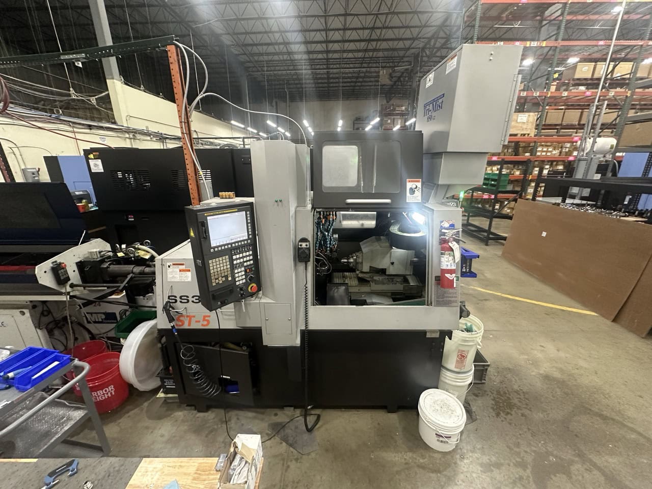 Tsugami SS32 32mm CNC Swiss Lathe, 2010- Fire Supression, Mist Collector, Bar Feeder - Image 10