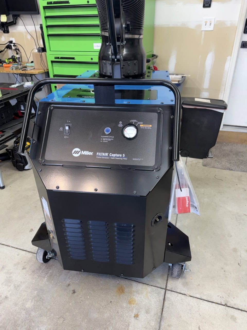 Miller FILTAIR Capture 5 Portable Fume Extraction System with 10' Extraction Arm - Image 2