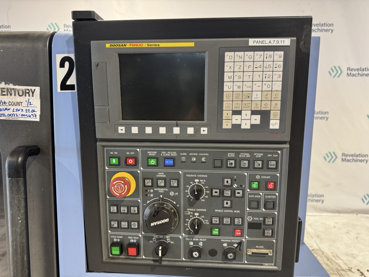 Doosan Lynx 220LC CNC Turning Center Lathe, 2013 - Chip Conveyor - Image 9