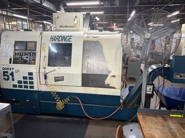 Hardinge Quest 51SP CNC Lathe, 2001 - Tailstock