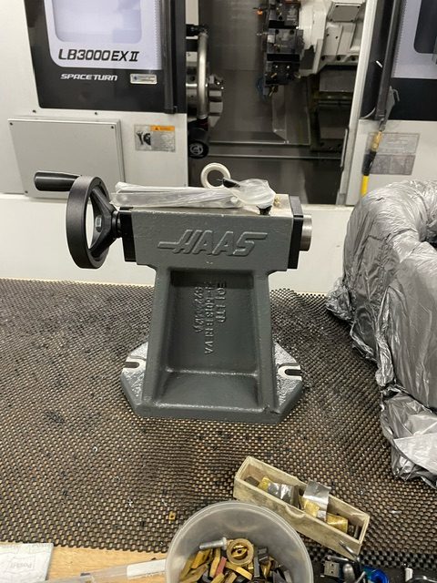 Haas HRT310 Rotary, 2022 - Never Used, 9" Tailstock, Adapter Plate for Tooling Block - Image 5