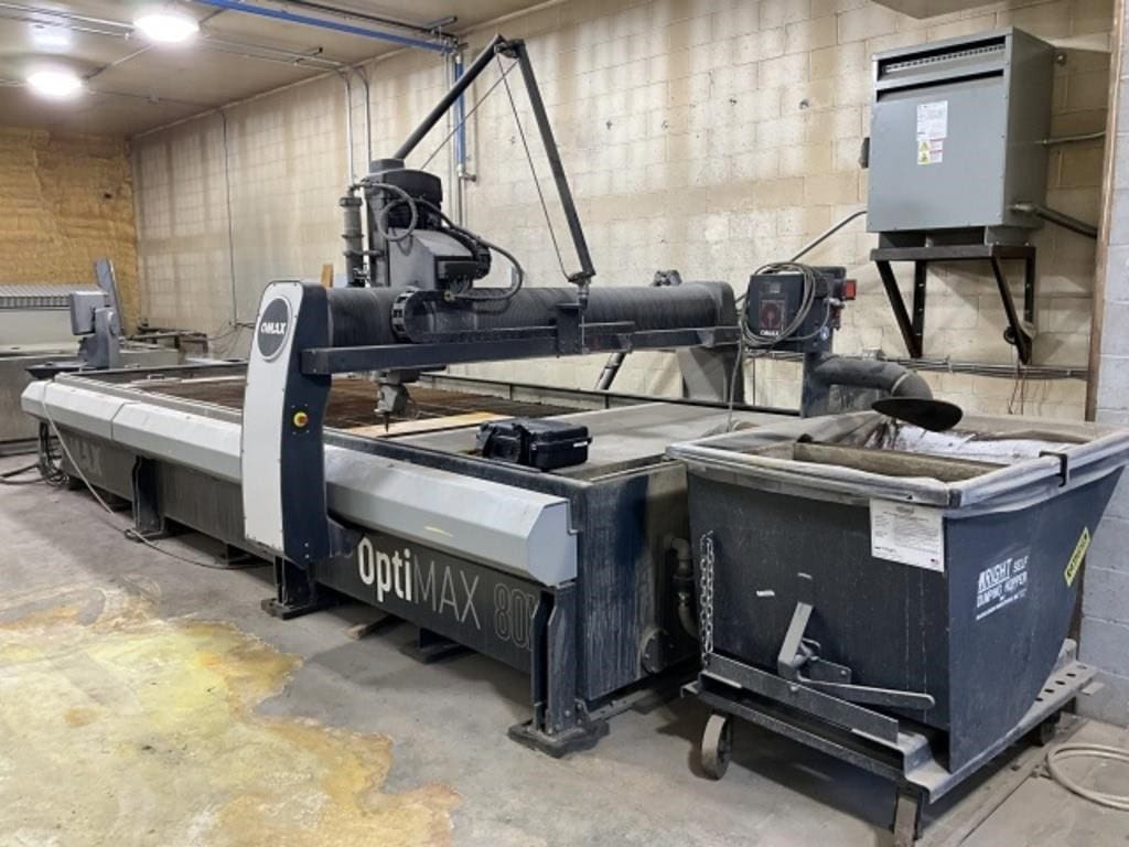 13' 4" x 6' 8" OMAX OptiMAX 80X CNC Waterjet, 2022 – 50 HP EnduroMAX 550 Pump - Image 2