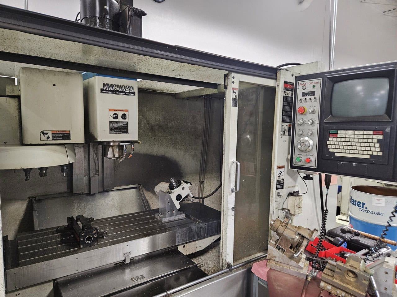 Fadal VMC 4020 HT VMC, 1998 - 4th Axis, Coolant Through Spindle