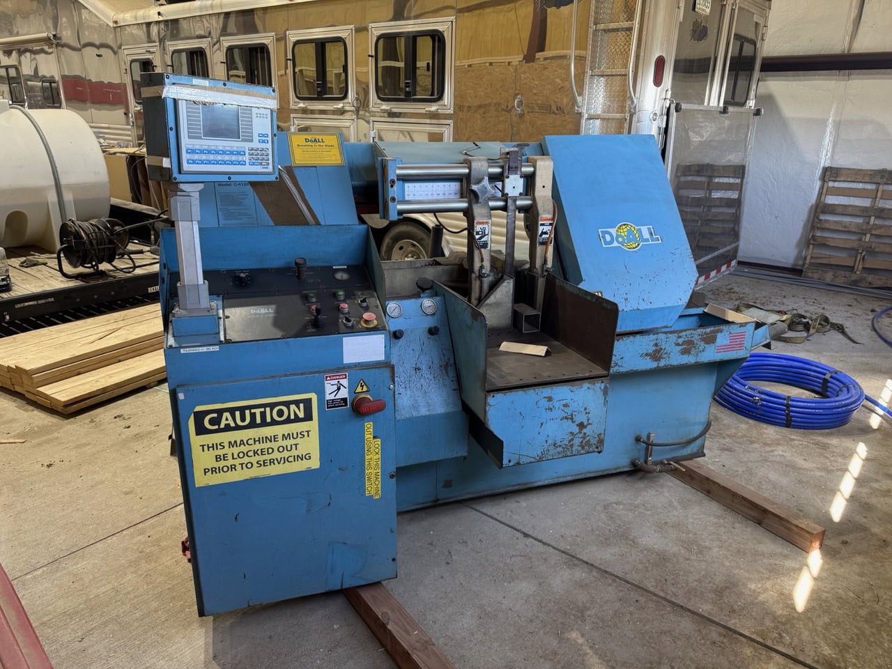 14″ x 16″ DoAll C-4100 NC Automatic Horizontal Band Saw, 2000