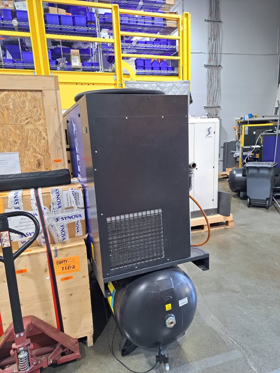 Quincy QGS 7.5 HP Rotary Screw Air Compressor with Integrated Dryer, 2022 - Low Hours, Lightly Used - Image 2