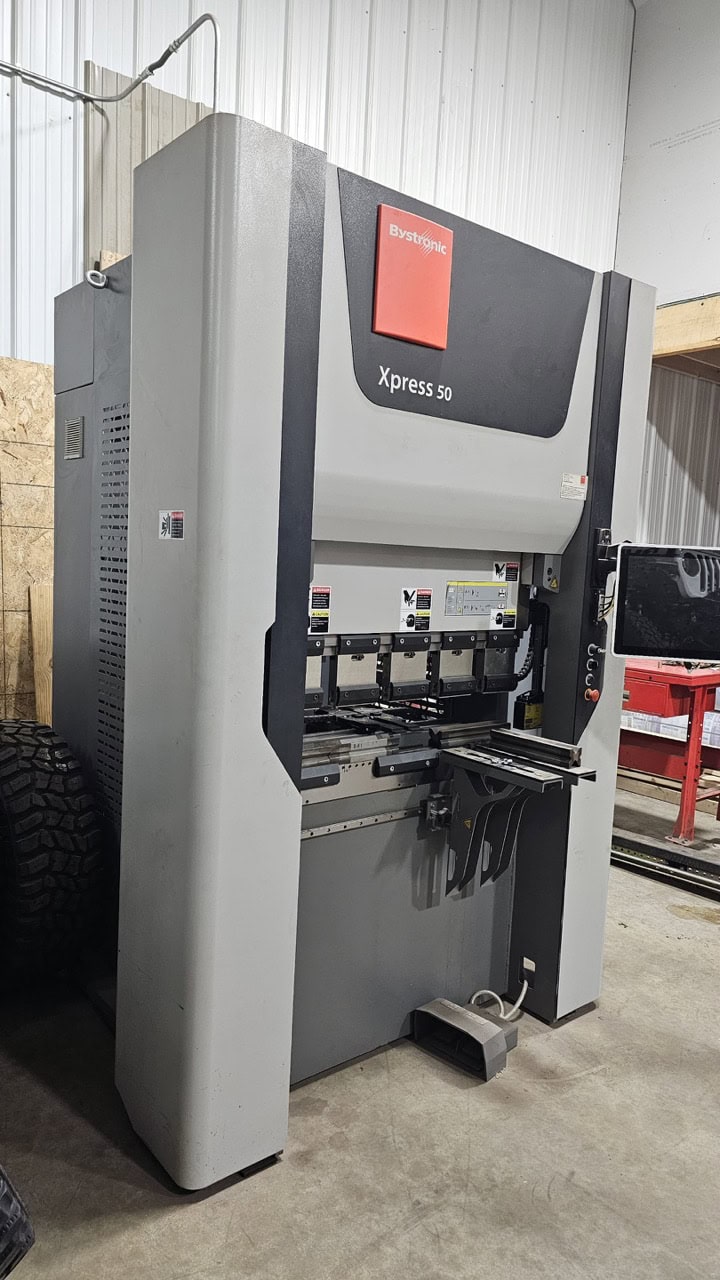 55 Ton X 3.4' Bystronic Xpress 50 CNC Hydraulic Press Brake, 2019 - 4 Axis Back Gauge, Low Hours - Image 2