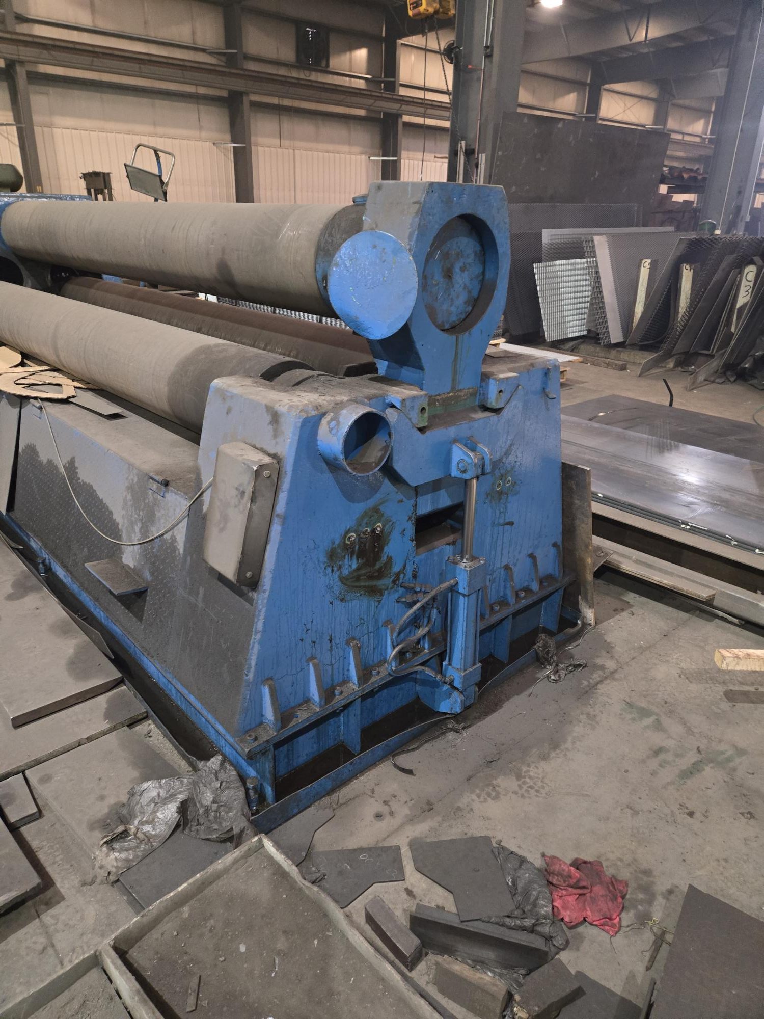 5/8" x 10' Kumla PV7H 3-Roll Plate Roller, 1976 - Image 4