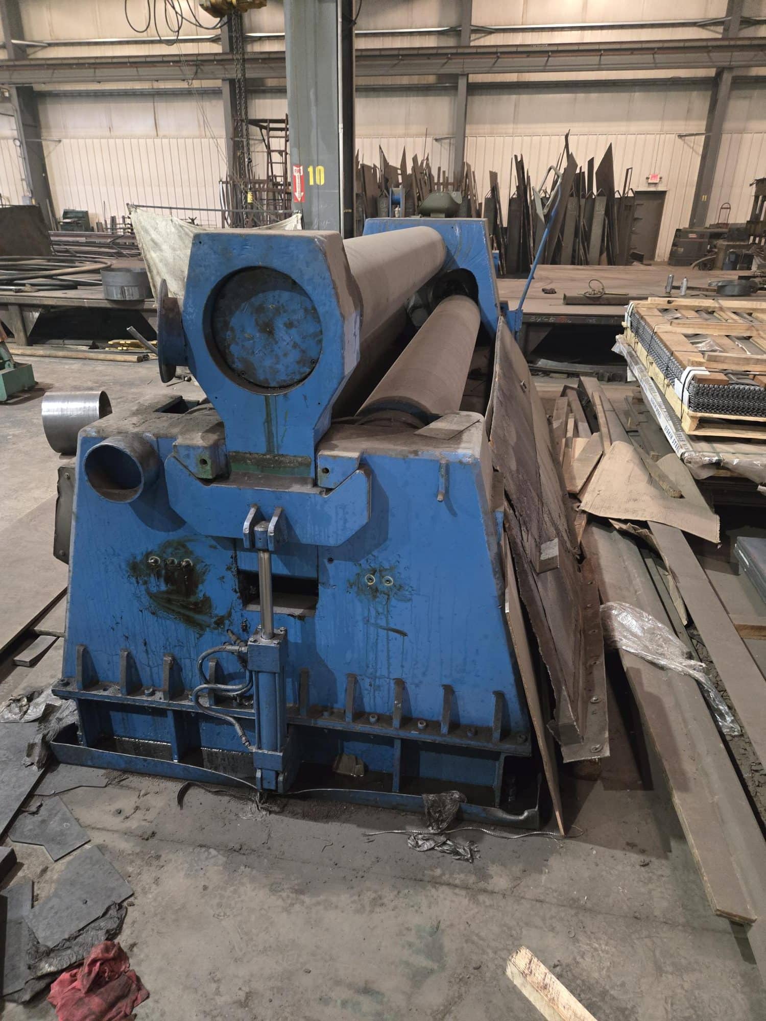 5/8" x 10' Kumla PV7H 3-Roll Plate Roller, 1976 - Image 5