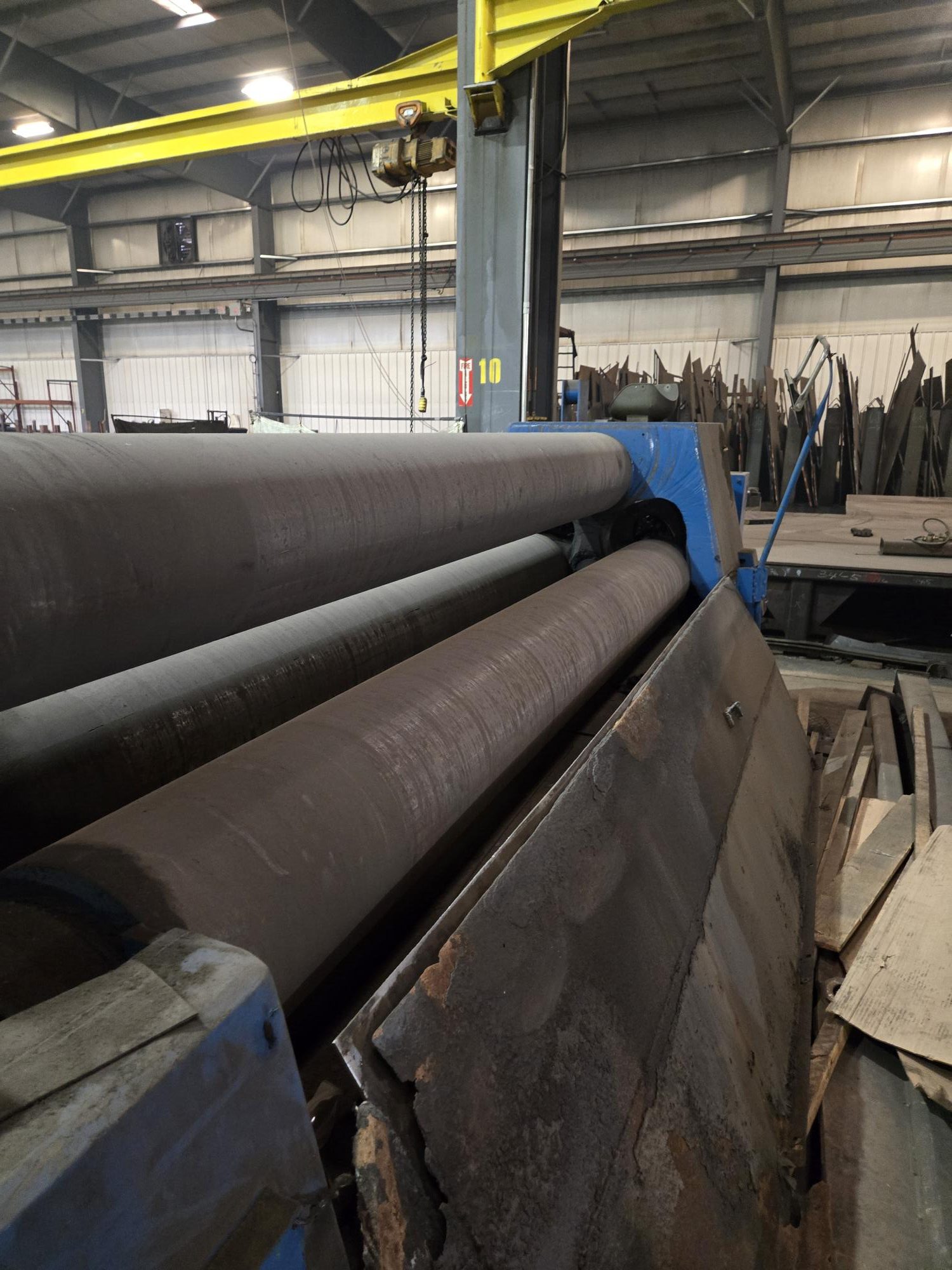 5/8" x 10' Kumla PV7H 3-Roll Plate Roller, 1976 - Image 6