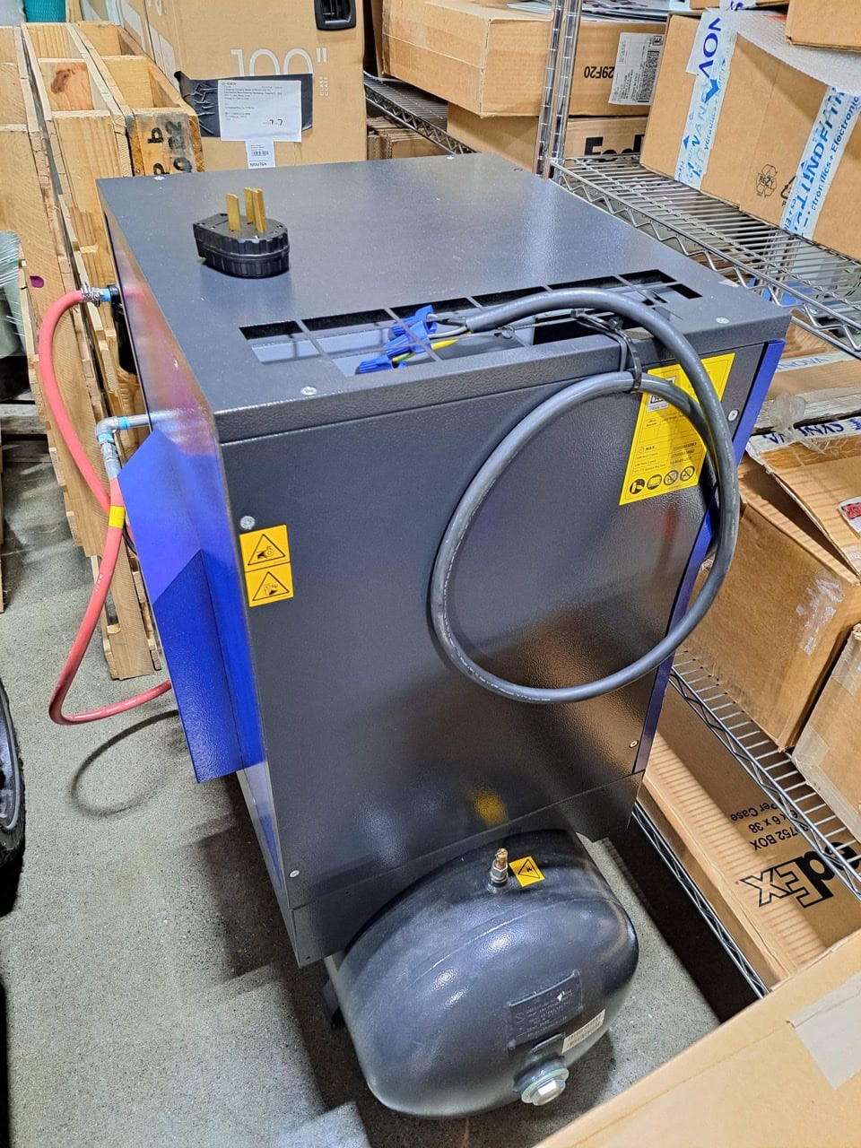 Quincy QGS 7.5 HP Rotary Screw Air Compressor with Integrated Dryer, 2022 - Low Hours, Lightly Used - Image 3